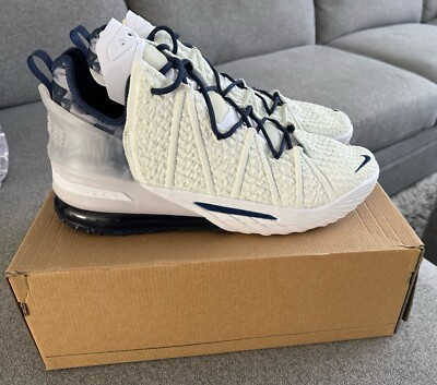 NIKE Size 16 LeBron 18 XVIII High School Sierra Canyon Promo White DM3202-5630