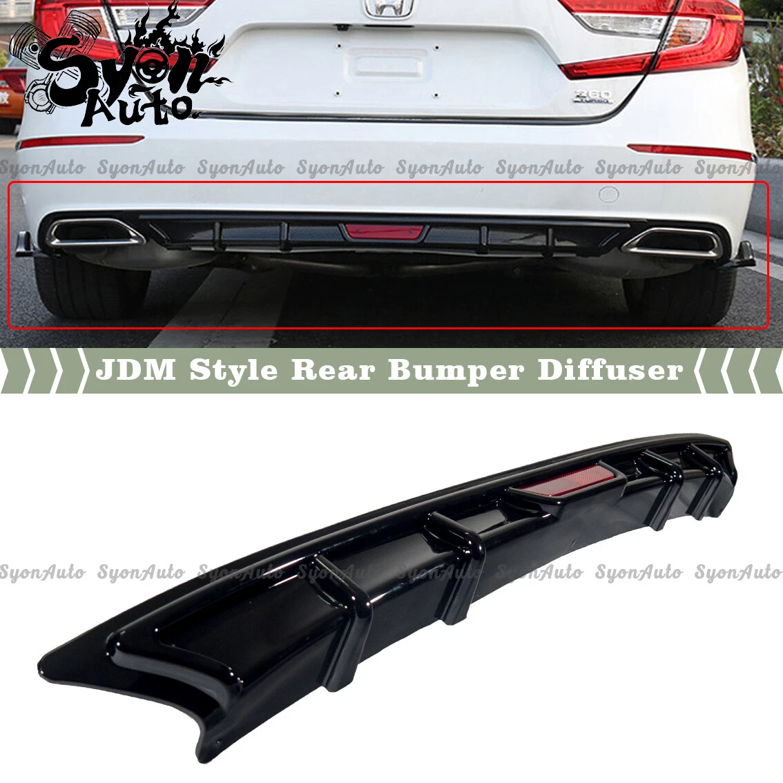 Rear Bumper Diffuser Image 1
