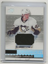 2016 2016-17 Upper Deck Premier Rookies Jerseys #R6 Oskar Sundqvist Pittsburgh