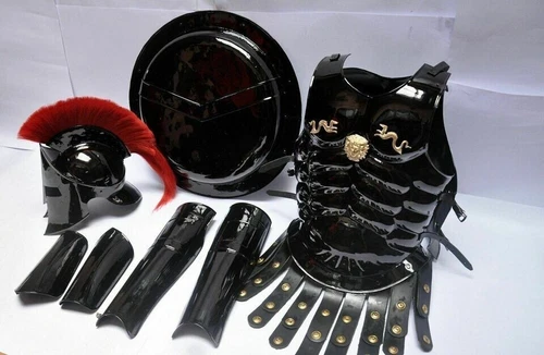 Jacket Leg & Round Shield Costume Gift 300 King Spartan Helmet With Muscle Armor