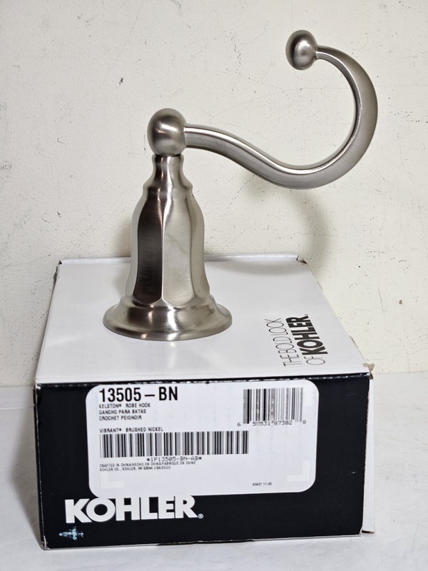 Kohler Kelston Robe Hook 13505-BN Vibrant Brushed Nickel