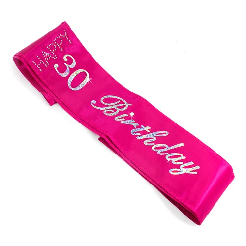 Cobee Birthday Bitch Schärpe – 2er Set, Schwarz-glitzernd – Satin-Schärpe Für Geburtstagsfeiern & Partys