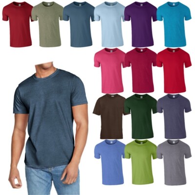 Gildan Softstyle  Adult T-Shirt, Rundhals T-Shirt, regular fit, Baumwolle 64000