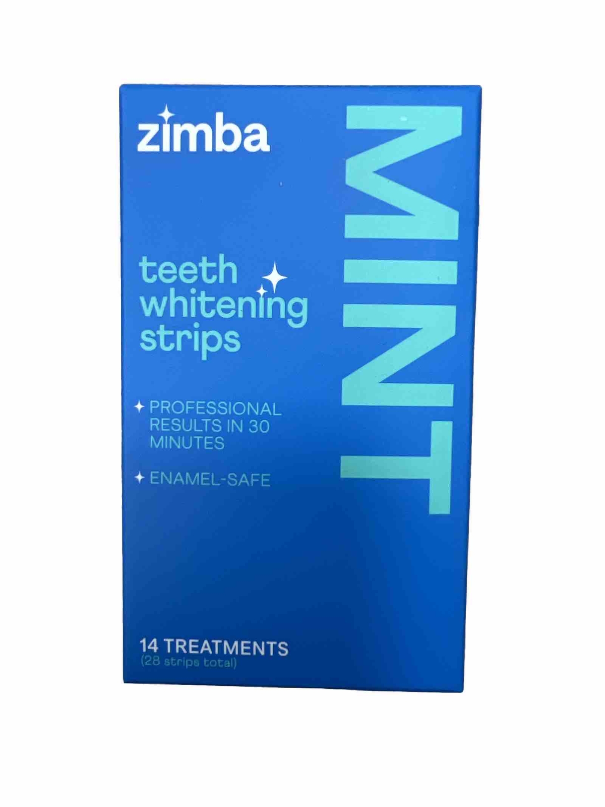 Zimba Teeth Whitening Strips 28 Strips Mint Flavored SEALED eBay