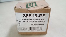 Watco Bathtub Drain Stopper Push-Pull 3/8 or 5/16 Threaded Pin Finish 38516-PB