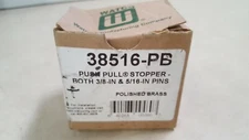 Watco Bathtub Drain Stopper Push-Pull 3/8 or 5/16 Threaded Pin Finish 38516-PB