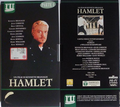 Hamlet (Teil 1) - Videokassette (VHS) - Robin Williams - Kate Winslet