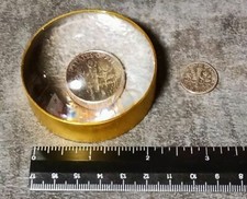 VINTAGE Round READER Collector MAGNIFYING GLASS -TABLE - DESKTOP COLLECTIBLE  👀
