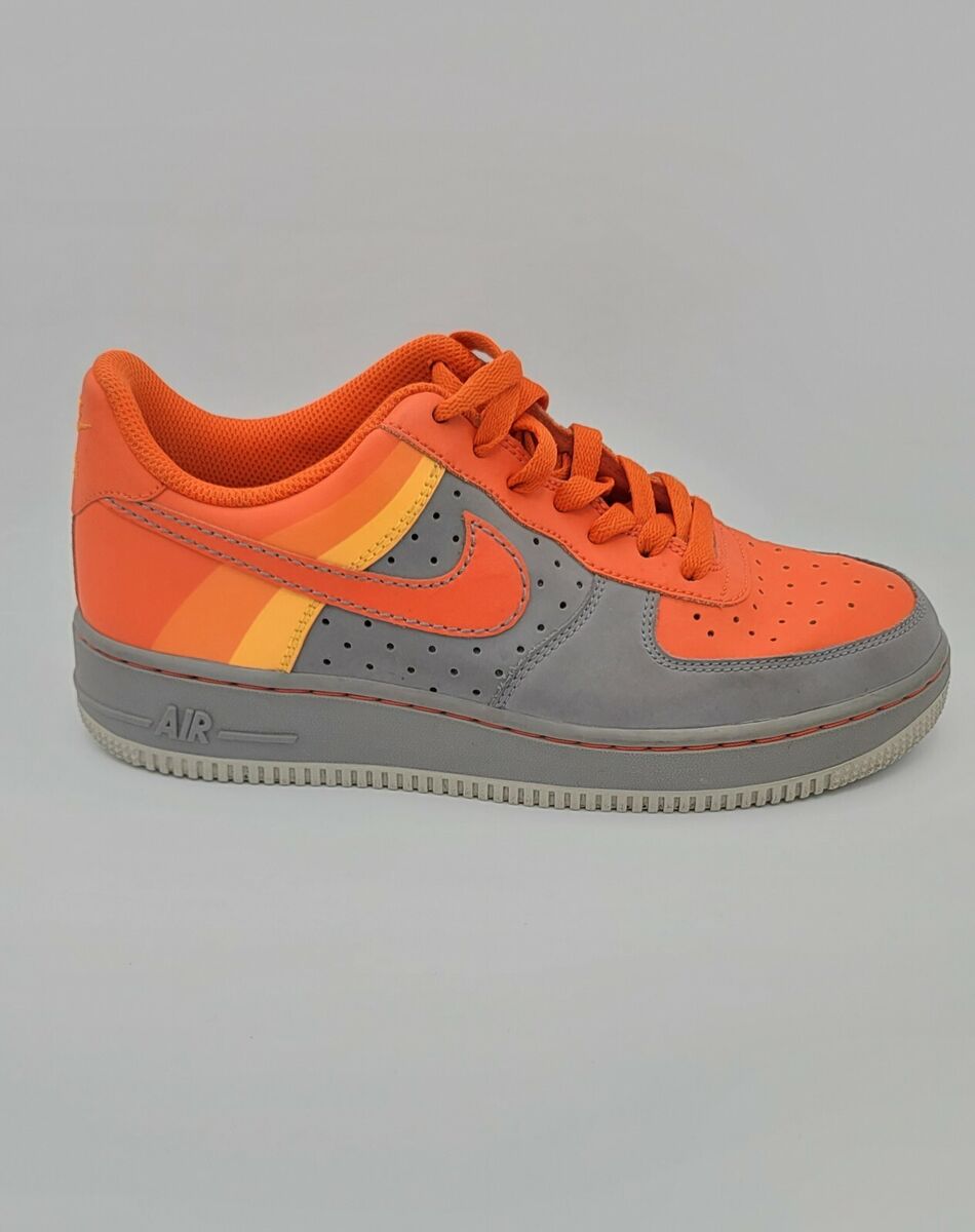 Nike Air Force 1 Low Stealth/Orange And Gray 7/11/07 (314192 Nike Air Force 1 Low Stealth/Orange And Gray 7/11/07 (314192
