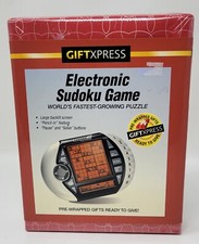 Sudoku Electronic Game Silver Black New Sealed