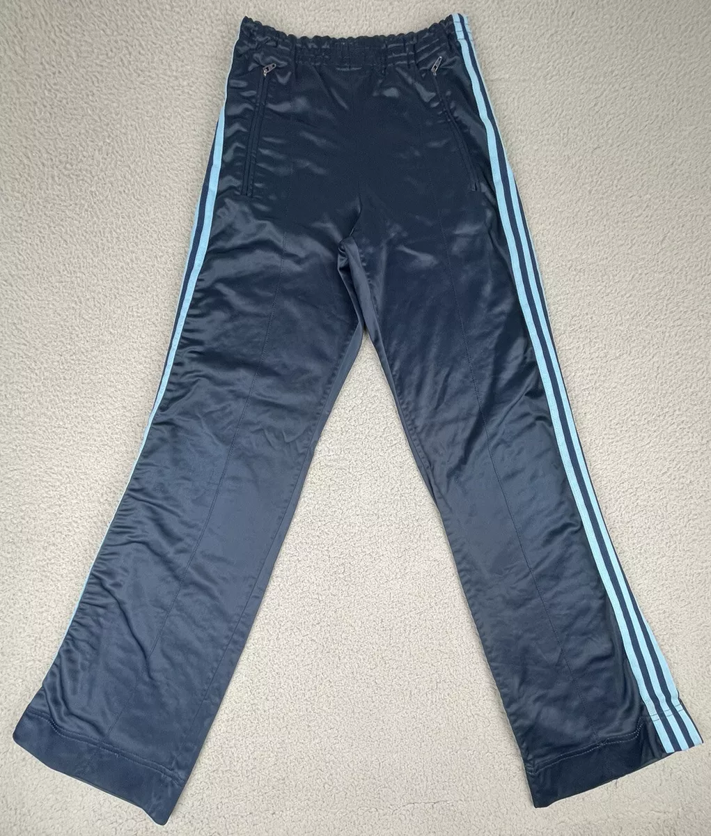 Vtg ADIDAS Pants Adult Size XSmall XS ATP Keyrolan Blue Track Sweat Trefoil  80s