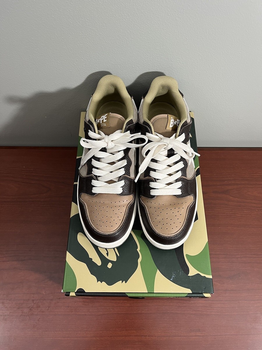 Brown Ivory Bape Sk8sta Bape Sk8 Sta A Bathing Ape Brown Ivory