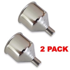 2 pc LOT Stainless Steel Funnel For All Kinds...