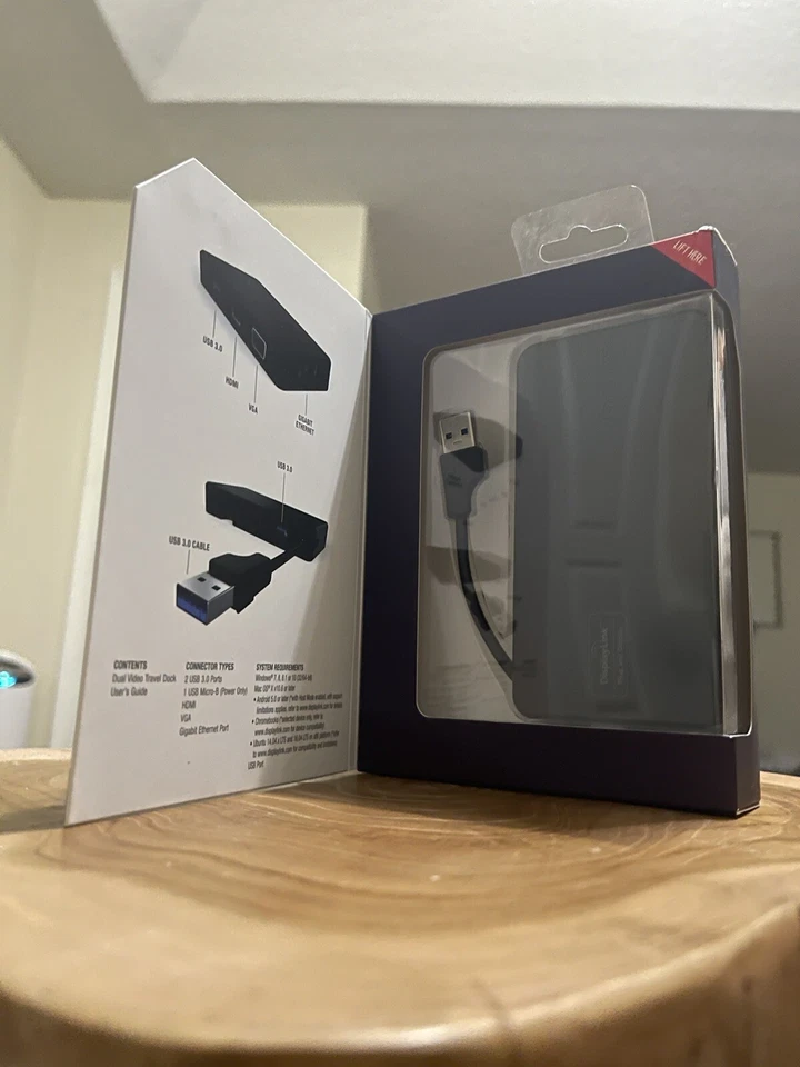 Estación de Acoplamiento Universal de Viaje Targus VersaLink ~HDMI/VGA/Ethernet/USB SELLADA Foto 2 de 3