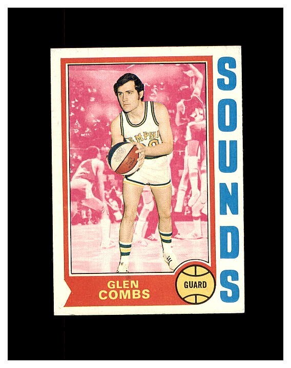 1974-75 TOPPS BASKETBALL CARD MEMPHIS SOUNDS #199 GLEN COMBS NR