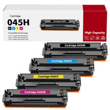4Pack for Canon 045 H Toner 1246C001 045H imageClass MF632Cdw MF634Cdw LBP612Cdw
