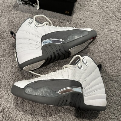 Air Jordan 12 グレー/ホワイト 23 Size 5 - Jordan 12 Retro White Grey 2019 | eBay