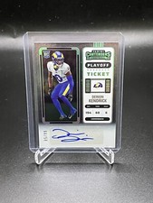 2022 Panini Contenders Derion Kendrick Playoff Ticket Auto Rookie RC #85/99 Rams