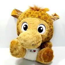 Baby Giraffe In Diaper Plush Stuffed Animal Plastic Eyes 14" Large Giant Head