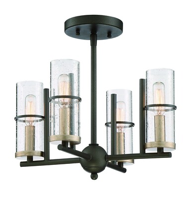 Minka-Lavery Sussex Court Four Light Semi-Flush Mount 4085-107