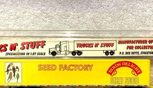 RTR Trucks N' Stuff HO=1/87 Seed Factory Birds Delight KW Semi Tractor Trailer - Picture 3 of 17