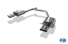 Fox Duplex Auspuff Sportauspuff Komplettanlage für Skoda Octavia 5E 1,8l TSI