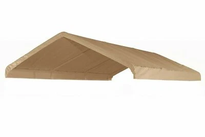 DAY STAR SHADES 12' X 20' Canopy Replacement Cover (Tan) - For Frames 10' W X 20' L