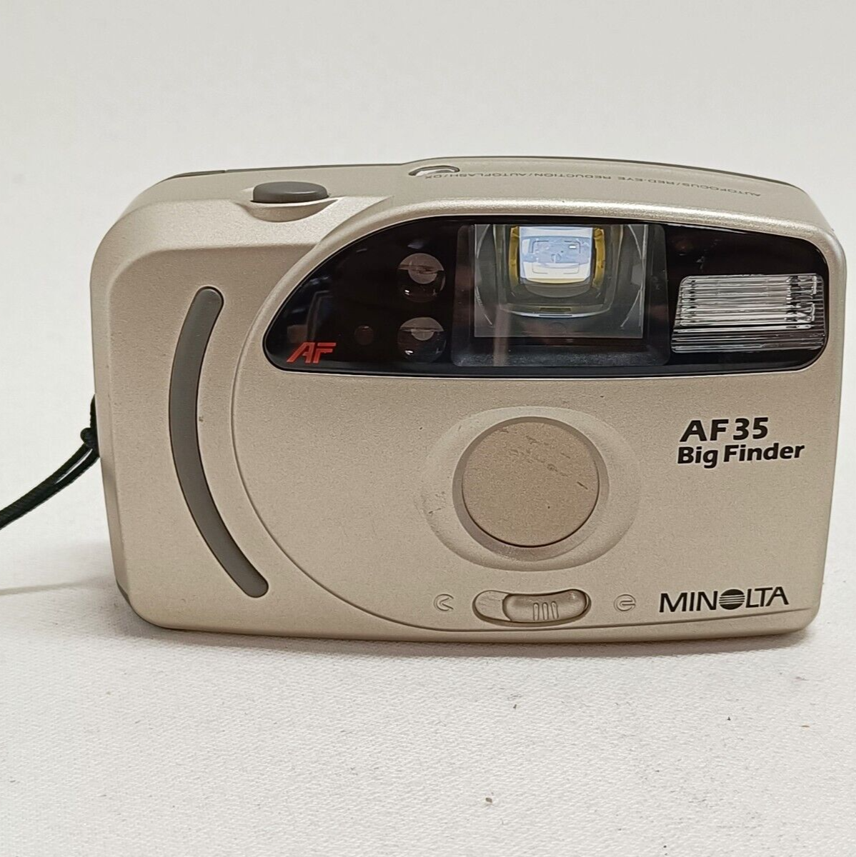 Vintage Minolta AF 35 Big Finder Compact Film Camera with Case