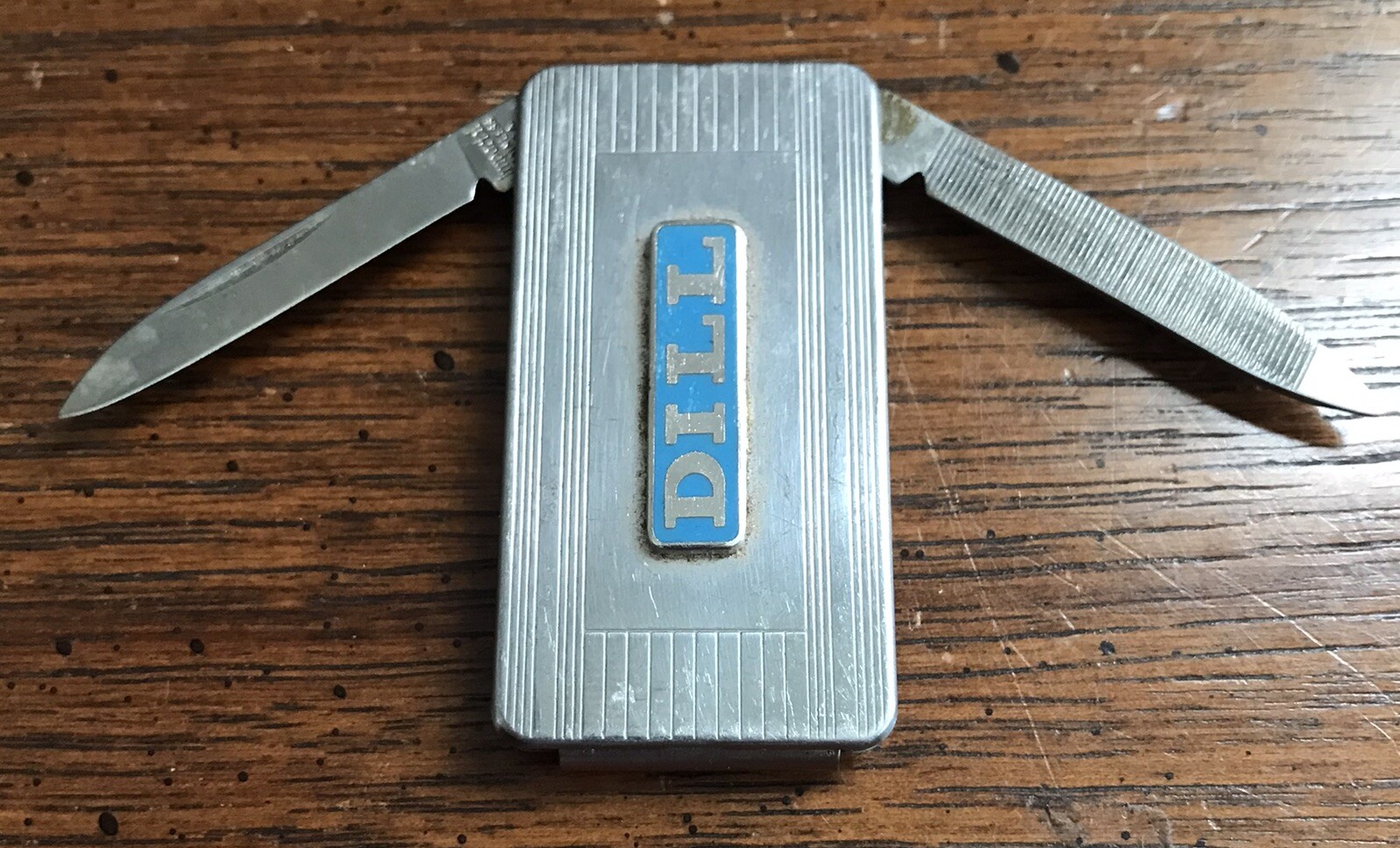 Imperial Money Clip / Folding Pocket Knife - Vintage Stainless - Made in USA-image