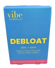 Vibe Wellness DEBLOAT SLIM  TONE Dietary Supplement 60 Tablets Weight Management