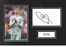Illan Meslier Signed 12x8 Photo Display Leeds United Autograph Memorabilia COA