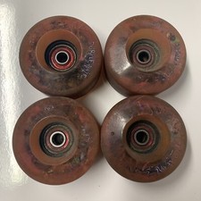 Used - Satori Purple Haze Goo Ball 62 mm Skateboard Rollerskate Wheels 4 