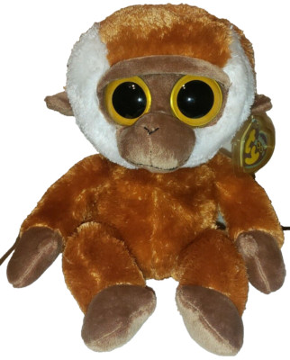 Ty Beanie Boos - BONGO the Monkey Medium 9'' NEW MWMTs Plush Stuffed Animal Toy