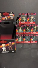 Funko Minis - Stranger Things - Lot Of 8 W/ Display Box & Box Topper