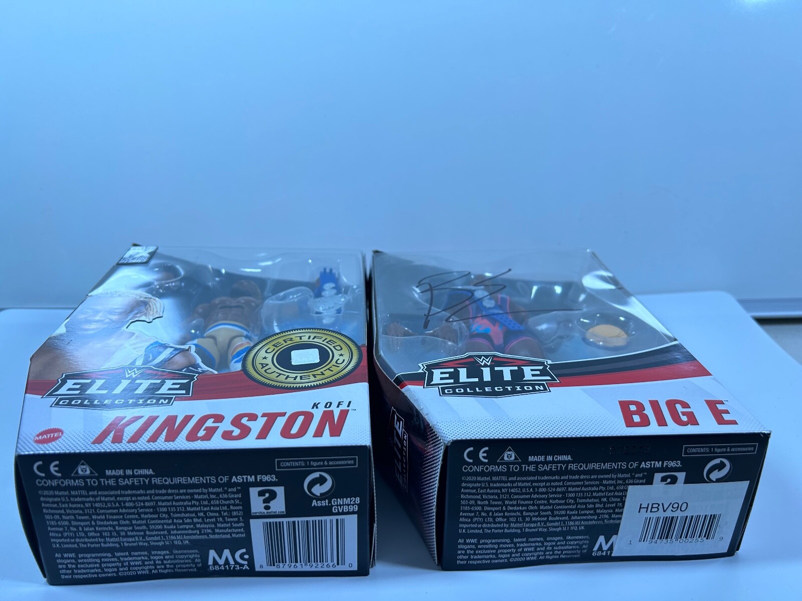 WWE The New Day Elite Mattel Figure Lot - Big E Signed & Kofi Kingston Top Picks