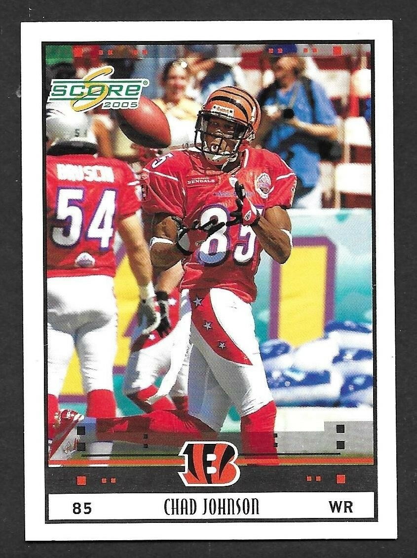 2005 Score #322 Chad Johnson PB Cincinnati Bengals