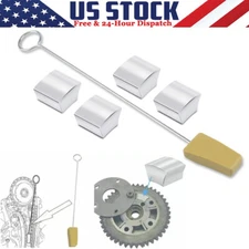 4pcs Cam Phaser Lock Out Kit & Timing Chain Locking Wedge Tool For Ford 4.6/5.4L