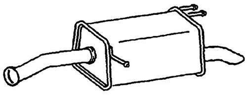 KIA PICANTO (SA) 1.1 1.0 2004-2011 Exhaust Rear Silencer - Picture 3 of 4