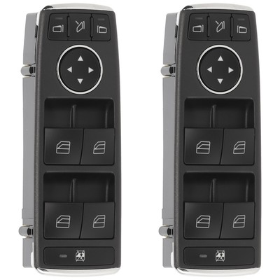 Pair Power Window Switches Set of 2 Front Driver & Passenger Side for MB E Class