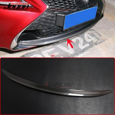 Carbon Genuine Grille Bumper Lower Guard Trim for Lexus RC200t RC300 RC350 15-18