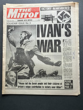 May 9 Newspaper WW2 Remembered Willy Thorne Ian Botham Celebrity Gossip