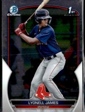 2023 Bowman Chrome 1st #BCP-118 Lyonell James (F)  Boston Red Sox