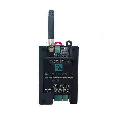 US 4G/GSM G203 Gate Controller Wireless Remote GSM Gate Opener Authorizing Regul