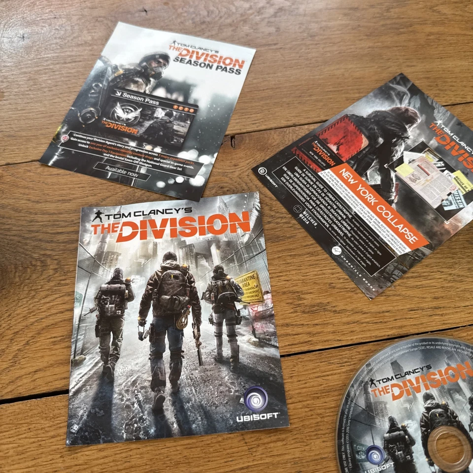 Sony Playstation 4 PS4 - Lot De 2 Tom Clancy’s The Division - Photo 3/4