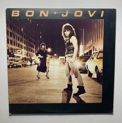 BON JOVI ''Bon Jovi'' 1984 Debut Vinyl LP Mercury 814 982-1 M-1 Pitman Press # 56 