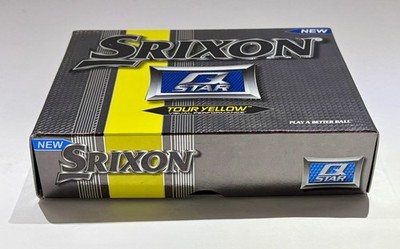 SRIXON  Q-STAR TOUR YELLOW  VISUAL PERFORMANCE  DOZEN GOLF BALLS NEW IN THE BOX