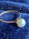 Vtg 1950s Shimamoto Japanese K14 Gold Akoya Pearl Baby Ring SET - JDM Heirloom — photo 9