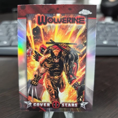 Topps 2025 Deadpool Chrome Cover Stars Wolverine Insert Card #20 Marvel