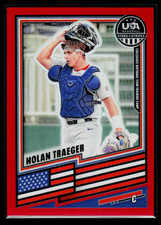 2026 Panini Stars & Stripes Baseball Red Card 103/399 #128 Nolan Traeger