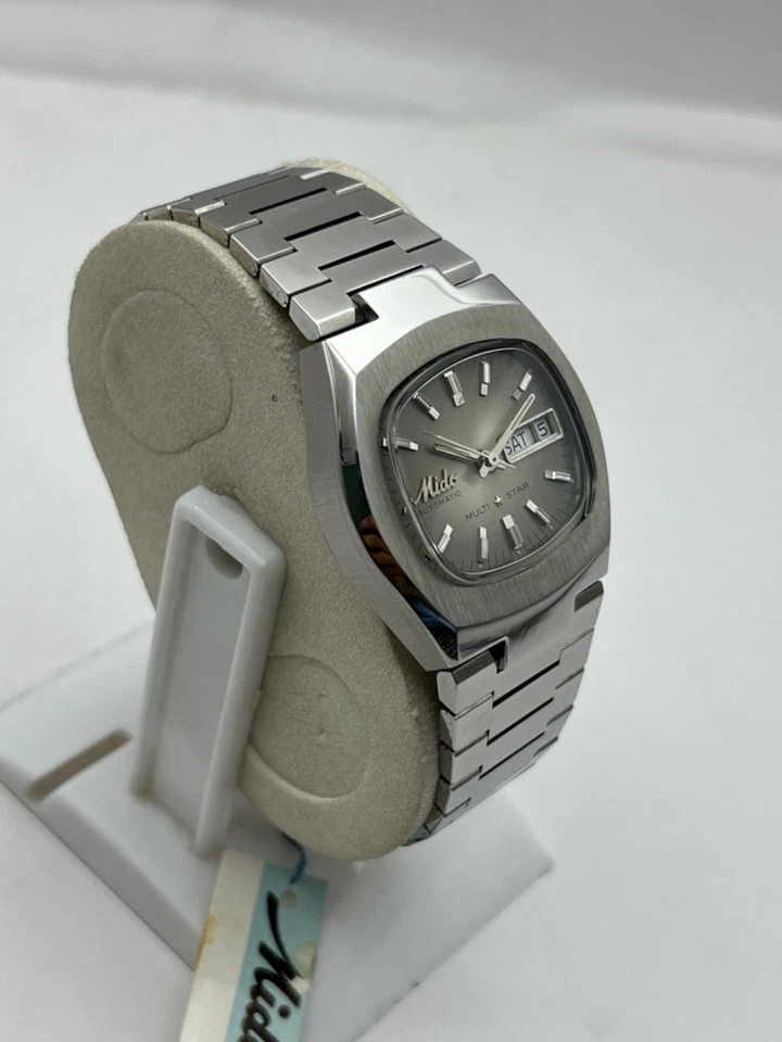 MIDO MULTISTAR AUTOMÁTICO “N.O.S” DÍA/FECHA. RELOJ PULSERA HOMBRE VINTAGE HECHO EN SUIZA Foto 3 de 4